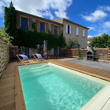 Maison Independante, Canal Du Midi, Piscine Dom wakacyjny *